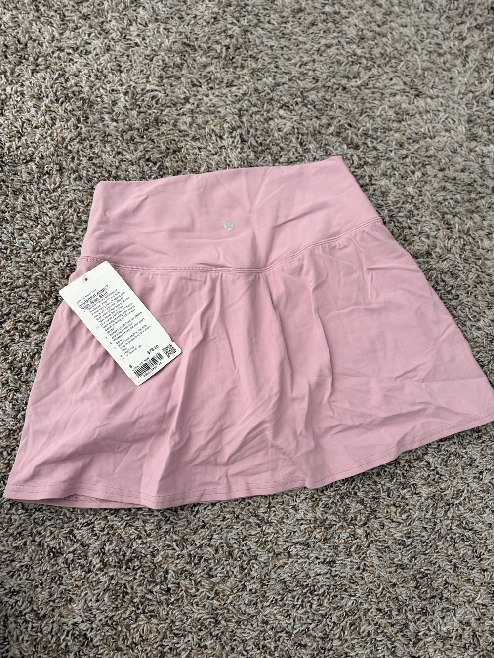 lululemon athletica mauve high-rise skort